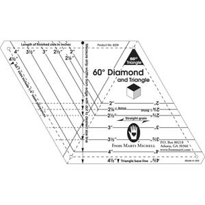 300x300 One Derful One Patch Template Degree Diamond Triangle, Pk - Diamond Drawing Template