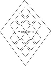 200x259 pictures drawing of a diamond shape - Diamond Drawing Template