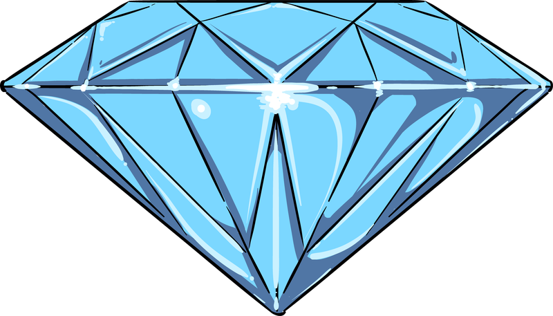 800x457 Isolated Blue Diamond Drawing - Diamond Drawing Vector