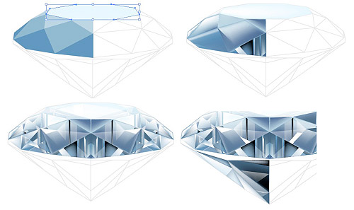 500x297 Premium Tutorial Photorealistic Diamond - Diamond Drawing Vector