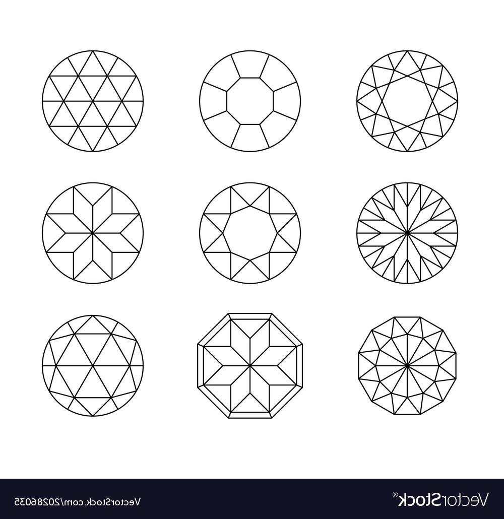 1000x1030 top realistic diamond drawing vector design free vector art - Diamond Drawing Vector