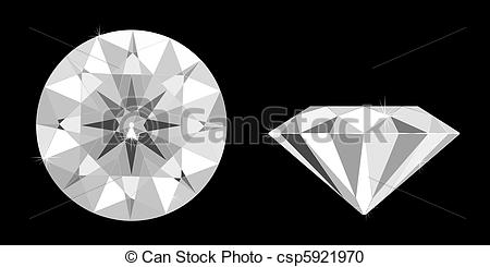 450x245 Vector Illustration - Diamond Drawing Vector