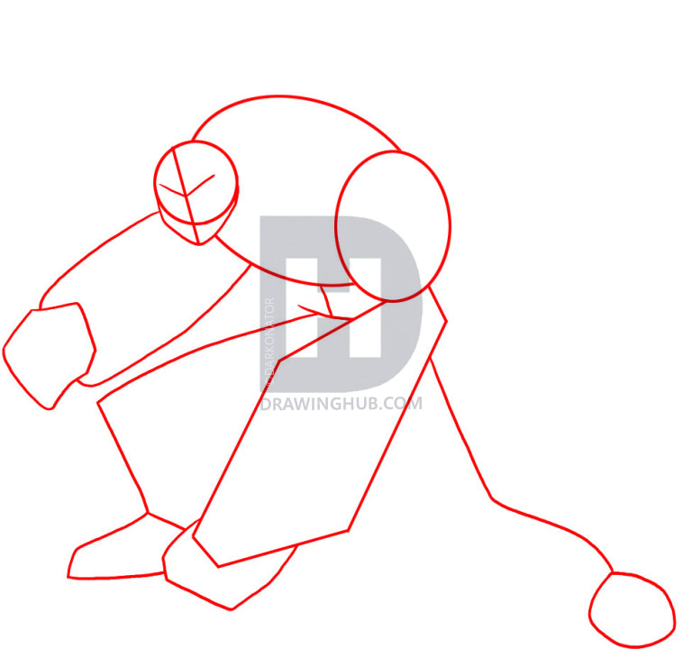 768x720 How To Draw Diamondhead, Step - Diamond Head Drawing