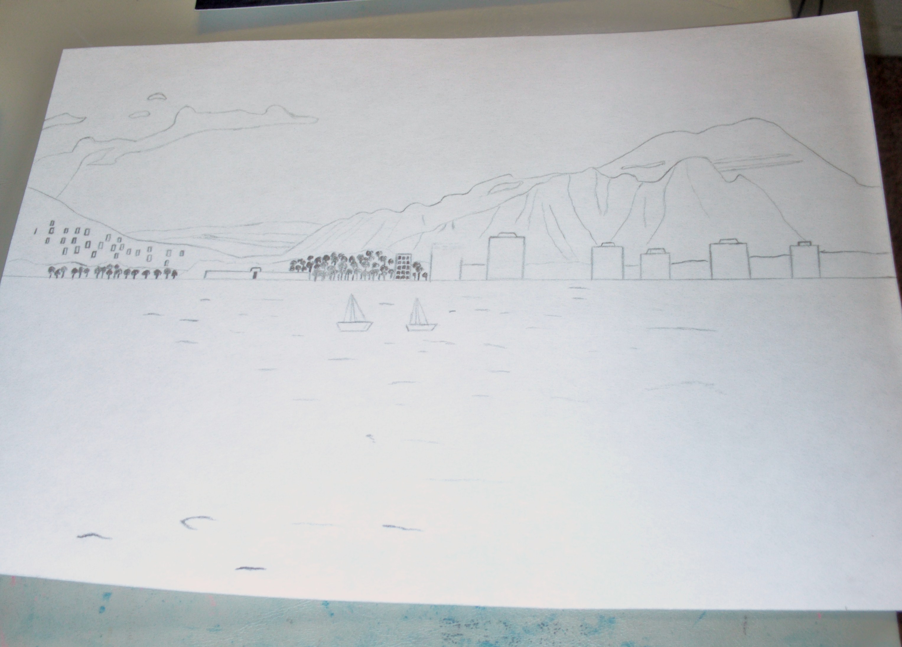 3054x2192 Drawing Diamond Head Sweetbearies Art Projects - Diamond Head Drawing