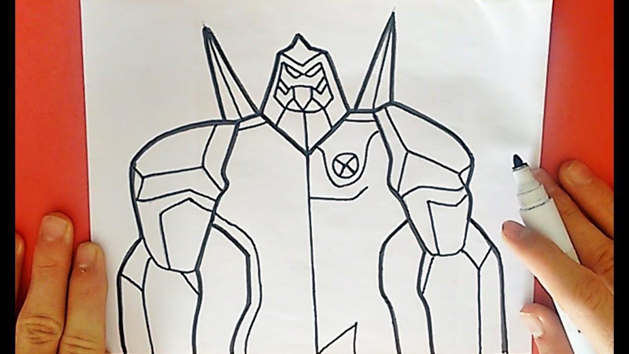 1280x720 como desenhar o diamante de ben omniverse - Diamond Head Drawing