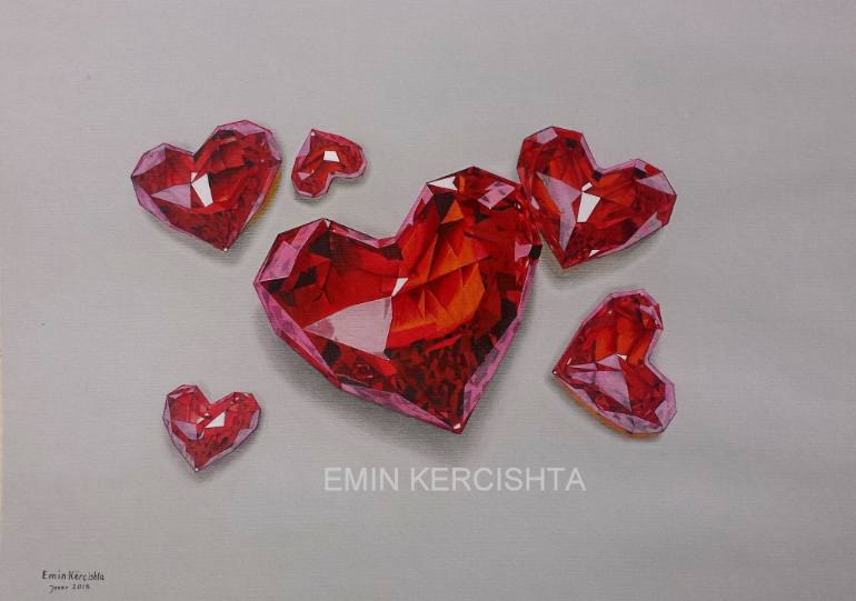 770x541 Diamond Heart Drawing - Diamond Heart Drawing