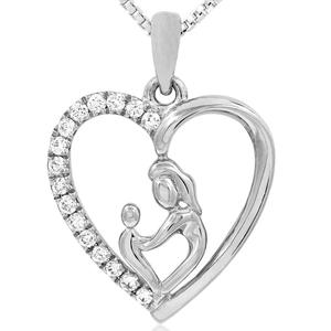 300x300 Diamond Heart Motherly Love Pendant J Nuevo - Diamond Heart Drawing