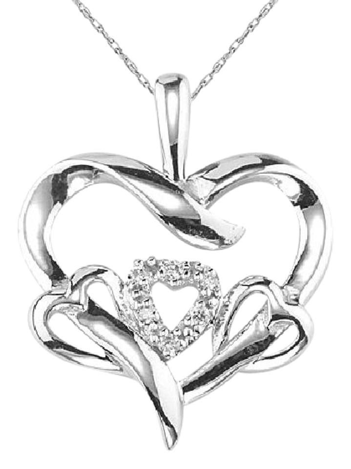 719x960 apples of gold silver hearts in diamond heart necklace - Diamond Heart Drawing