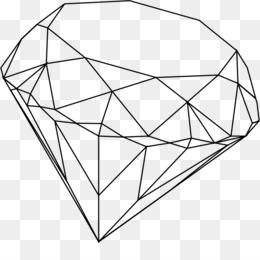 260x260 diamond line png and diamond line transparent clipart free download - Diamond Line Drawing