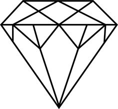236x218 How To Draw A Diamond - Diamond Line Drawing