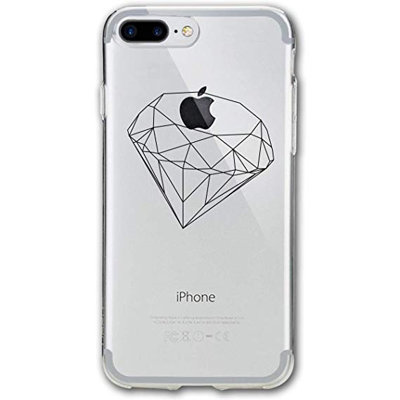 569x569 Diamond Line Drawing Iphone Plus Case Cover Phone - Diamond Line Drawing