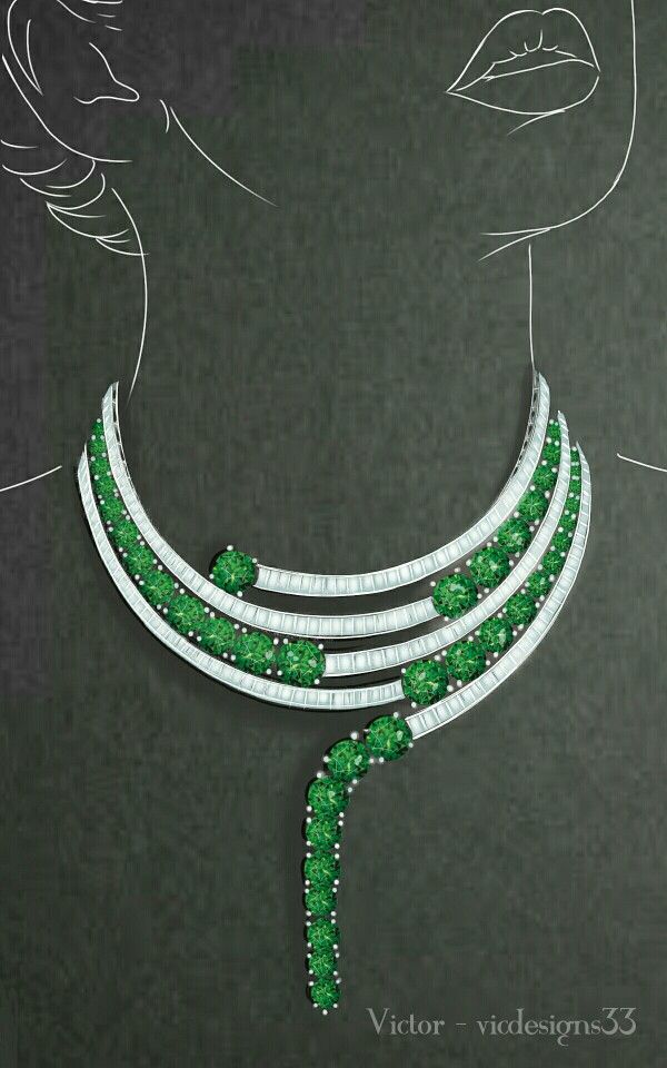 600x960 Diamond Necklace Drawing - Diamond Necklace Drawing