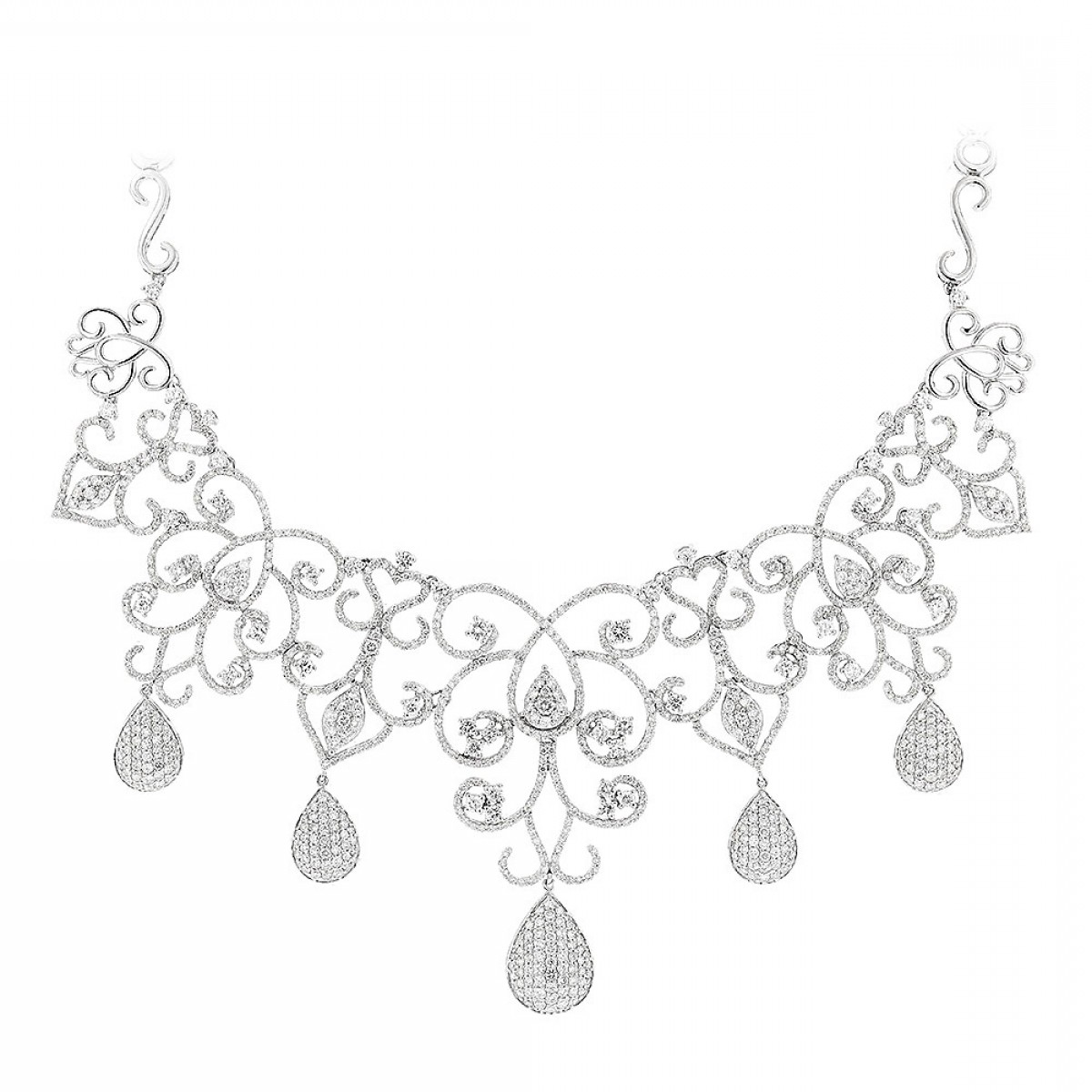 Diamond Necklace Drawing at Explore collection of