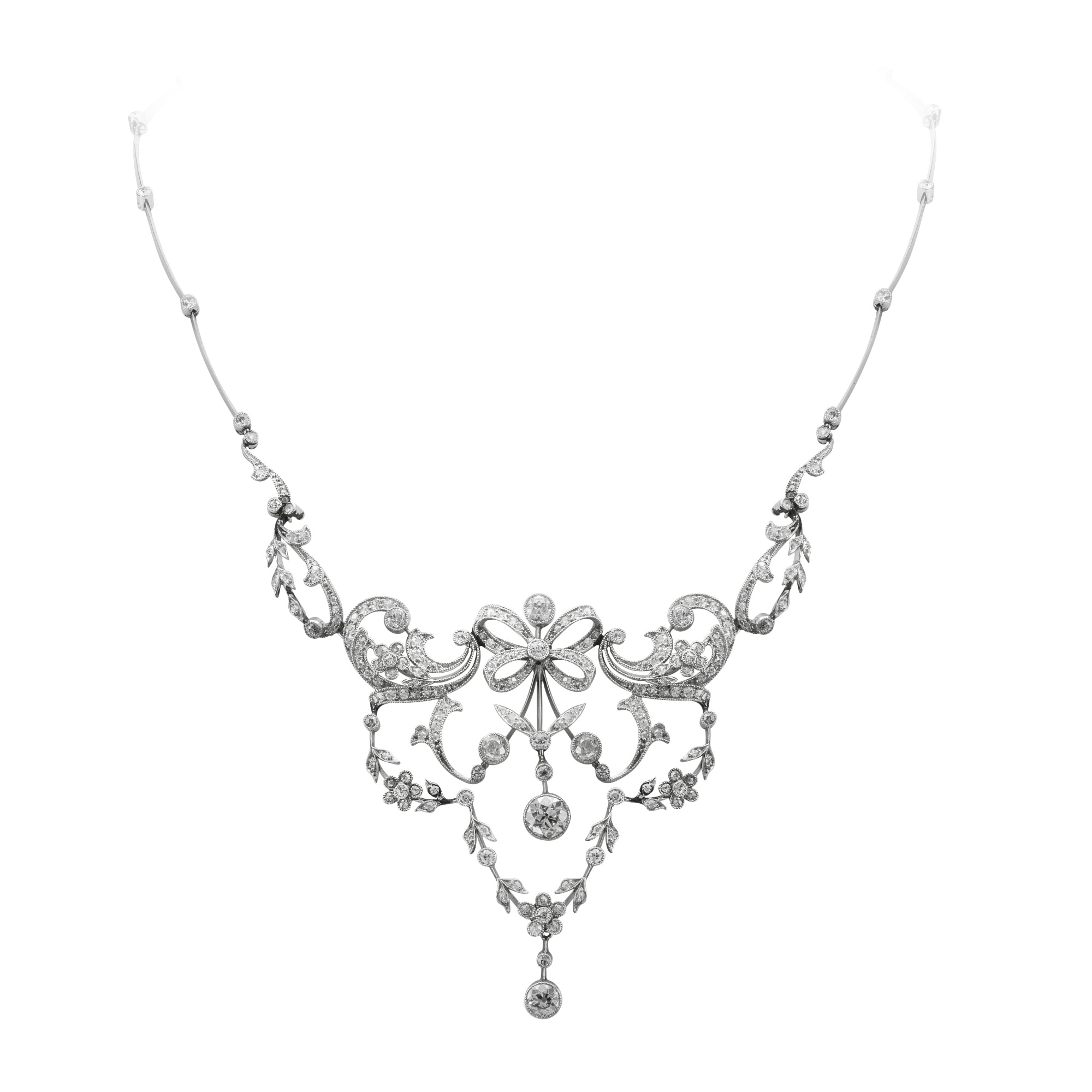 2000x2000 A Tessier Diamond Necklace - Diamond Necklace Drawing