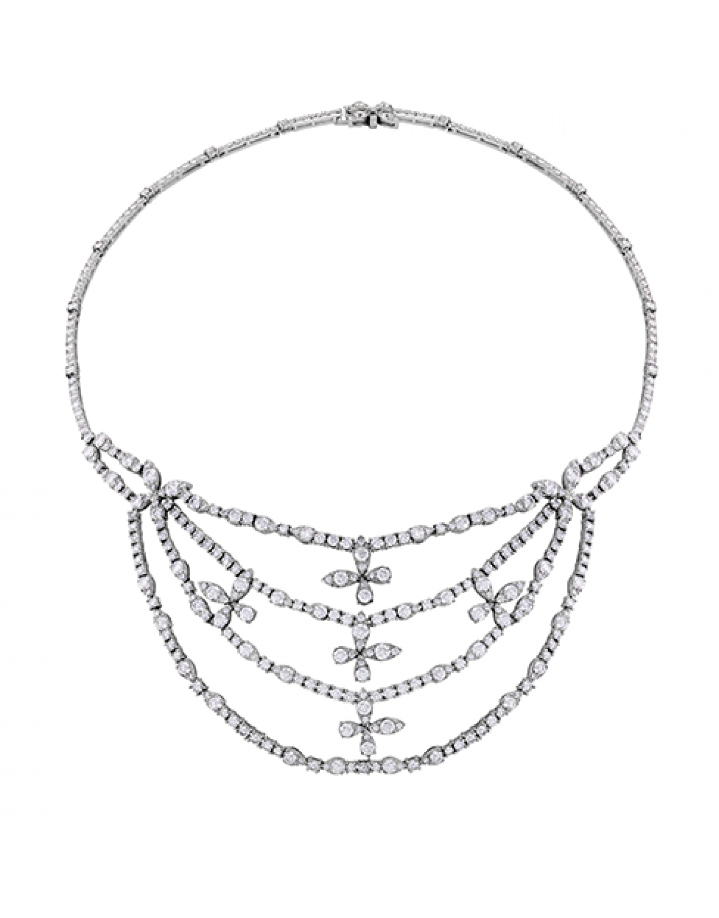 1410x1800 aerial diamond necklace - Diamond Necklace Drawing