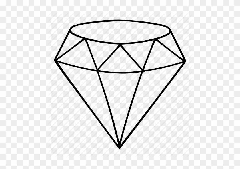 Diamond Outline Drawing at PaintingValley.com | Explore collection of ...