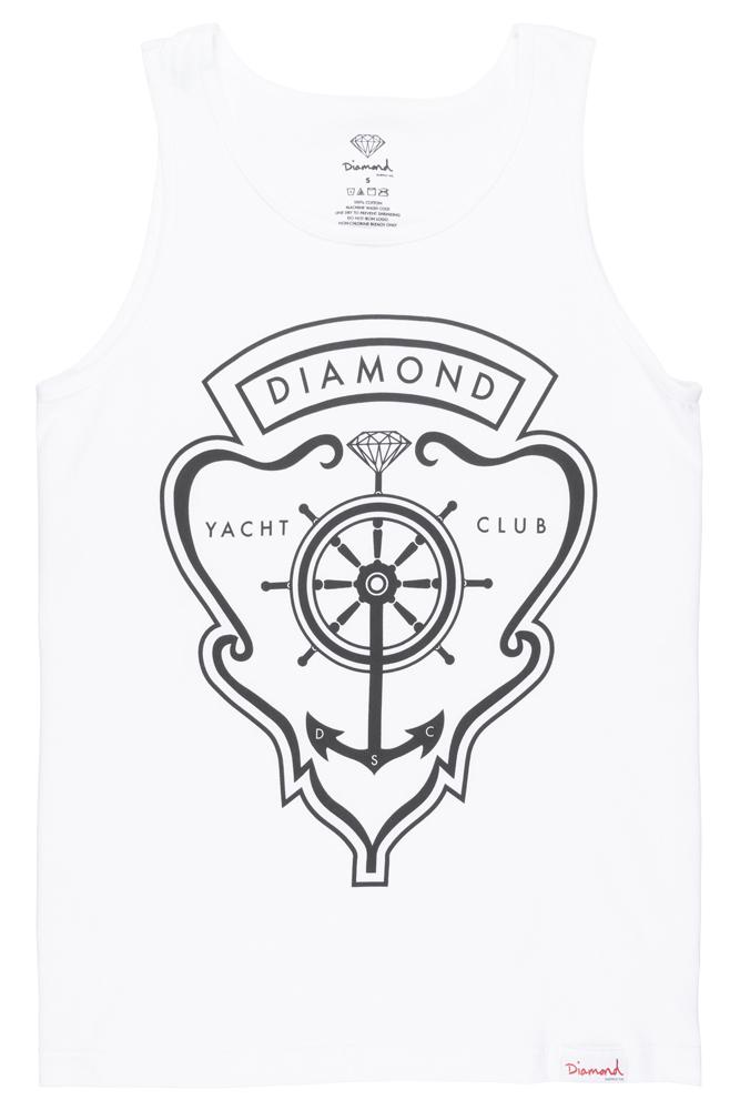 667x1000 diamond supply co yacht crest tank top skate muscle shirt mens - Diamond Supply Co Drawing
