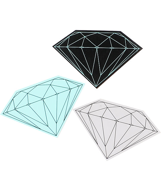 540x640 diamond supply co brilliant vinyl sticker zumiez - Diamond Supply Co Drawing