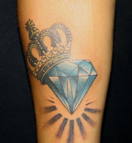 461x500 Brilliant Diamond Tattoo Designs For Men And Women Styles At Life - Diamond Tattoo Drawing