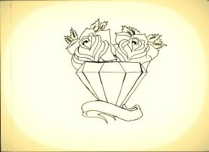 300x218 Diamond Tattoo Sketch Tattooic - Diamond Tattoo Drawing