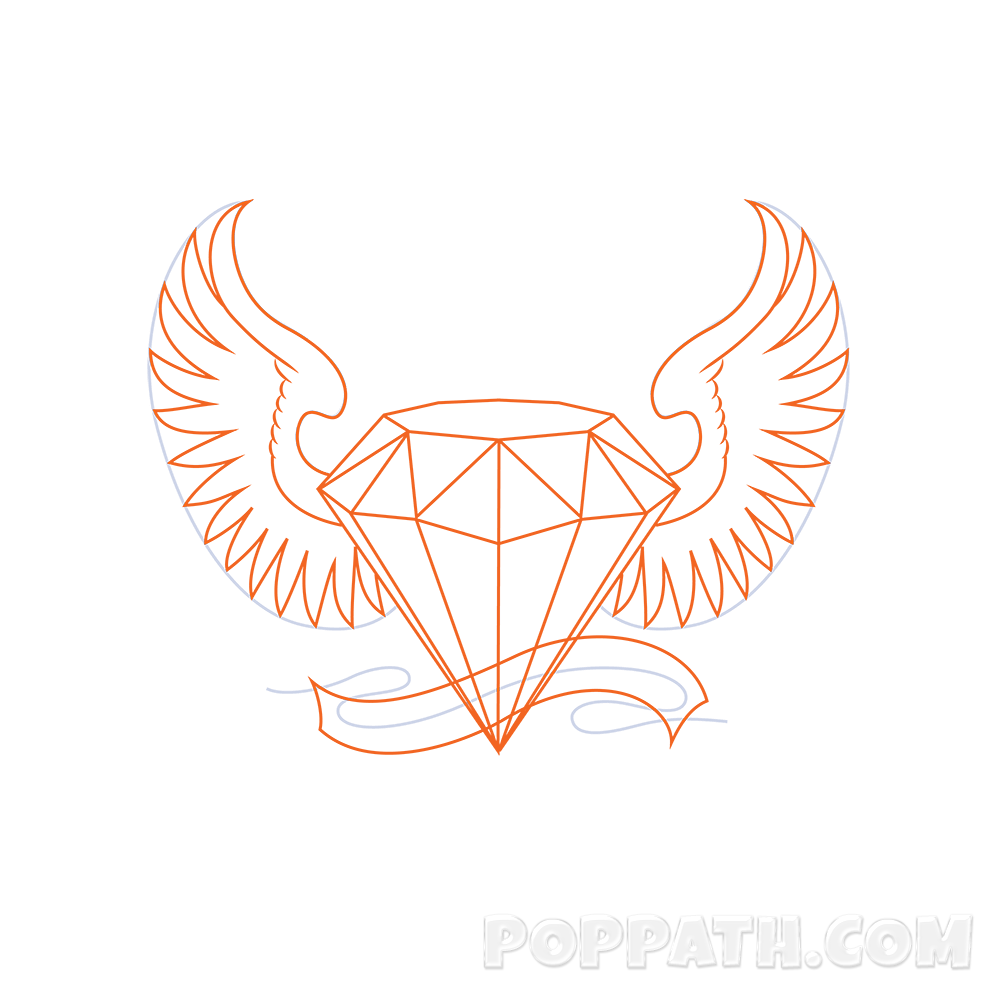 1000x1000 How To Draw A Diamond Tattoo Pop Path - Diamond Tattoo Drawing
