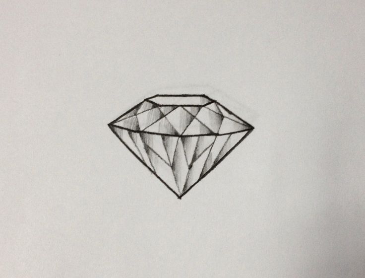 736x560 Nice Grey And White Diamond Tattoo Design - Diamond Tattoo Drawing
