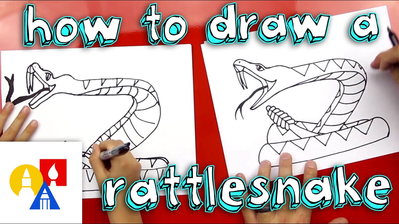 1280x720 How To Draw A Rattlesnake - Diamondback Rattlesnake Drawing