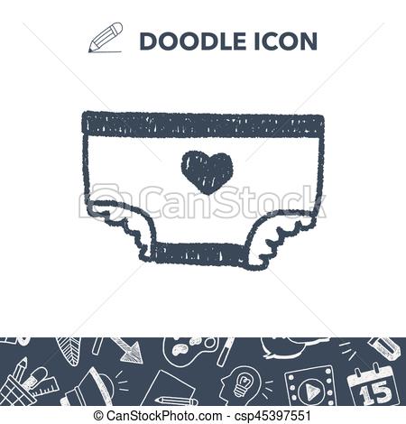 450x470 diaper doodle drawing - Diaper Drawing