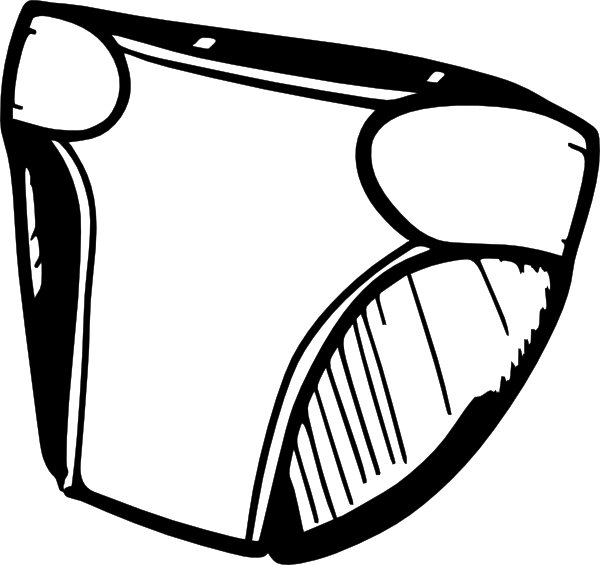 600x565 how to draw a baby diaper - Diaper Drawing