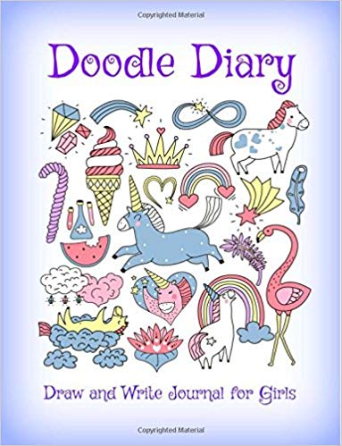 383x499 Doodle Diary Draw And Write Journal For Girls - Diary Drawing