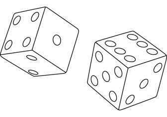 336x237 dice drawing - Dice Drawing