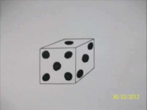 480x360 drawing easily a dice in minute - Dice Drawing