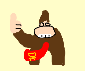 300x250 P Diddy Kong Drawing - Diddy Kong Drawing