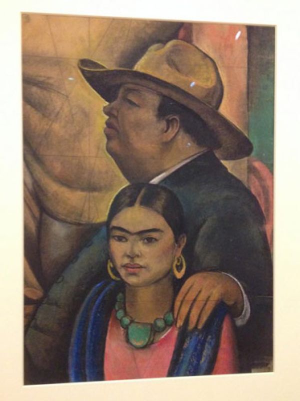 600x800 Frida Kahlo Diego Rivera Drawing - Diego Rivera Drawings