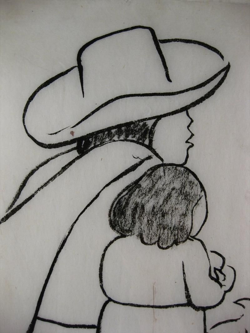 800x1066 Igavel Auctions Diego Rivera, Spanish, 'family Of Four - Diego Rivera Drawings