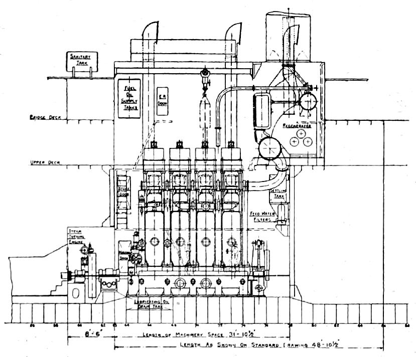 829x712 The Still Steam Diesel Engine - Diesel Engine Drawing