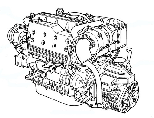 500x382 Yanmar Marine Diesel Engine Ete Service Repair Manual - Diesel Engine Drawing