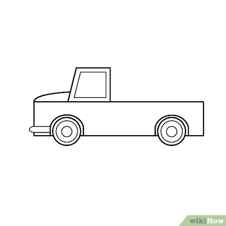460x460 easy ways to draw a truck - Diesel Truck Drawings