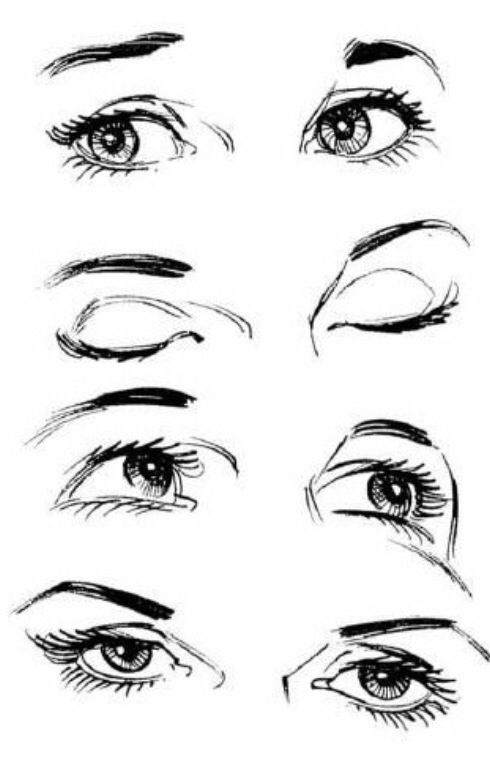 490x768 Eyes Looking - Different Drawings