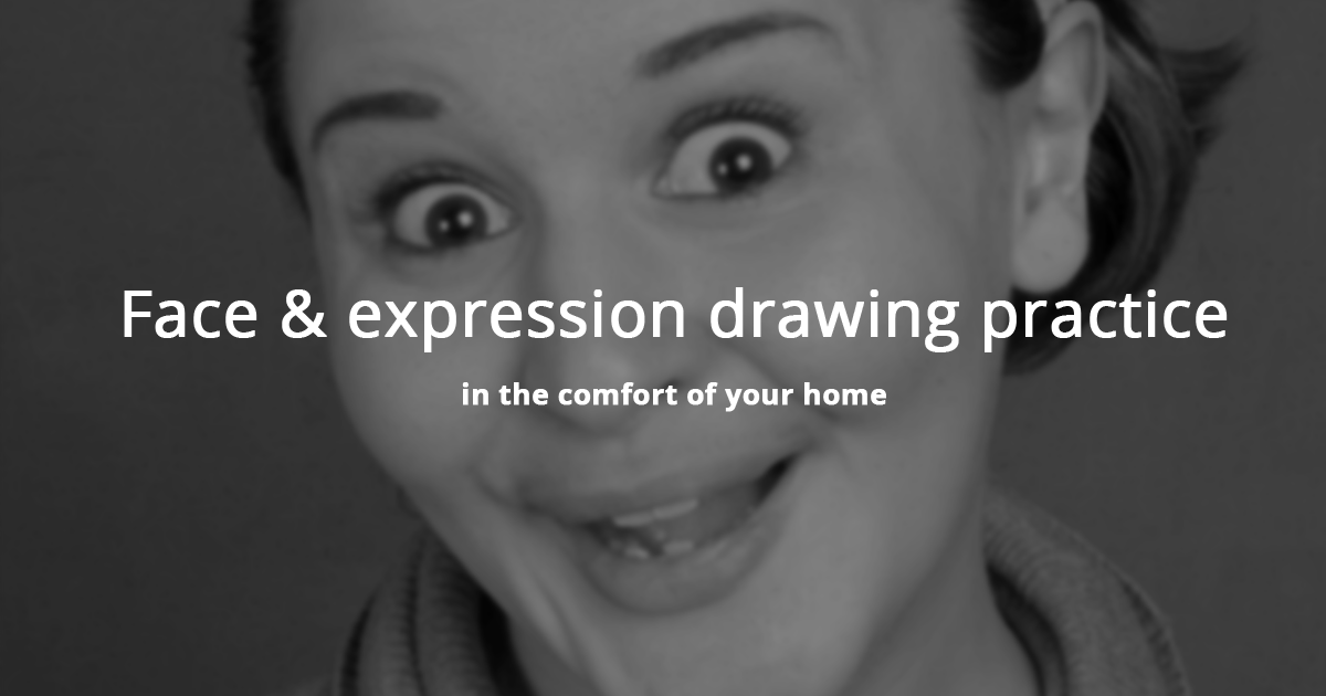 1200x630 Faces Expressions Tool - Different Facial Expressions Drawing