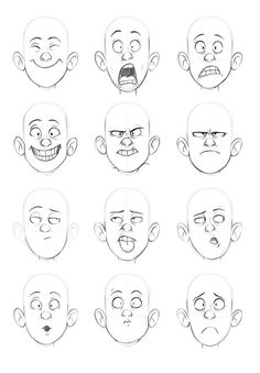 draw face expressions