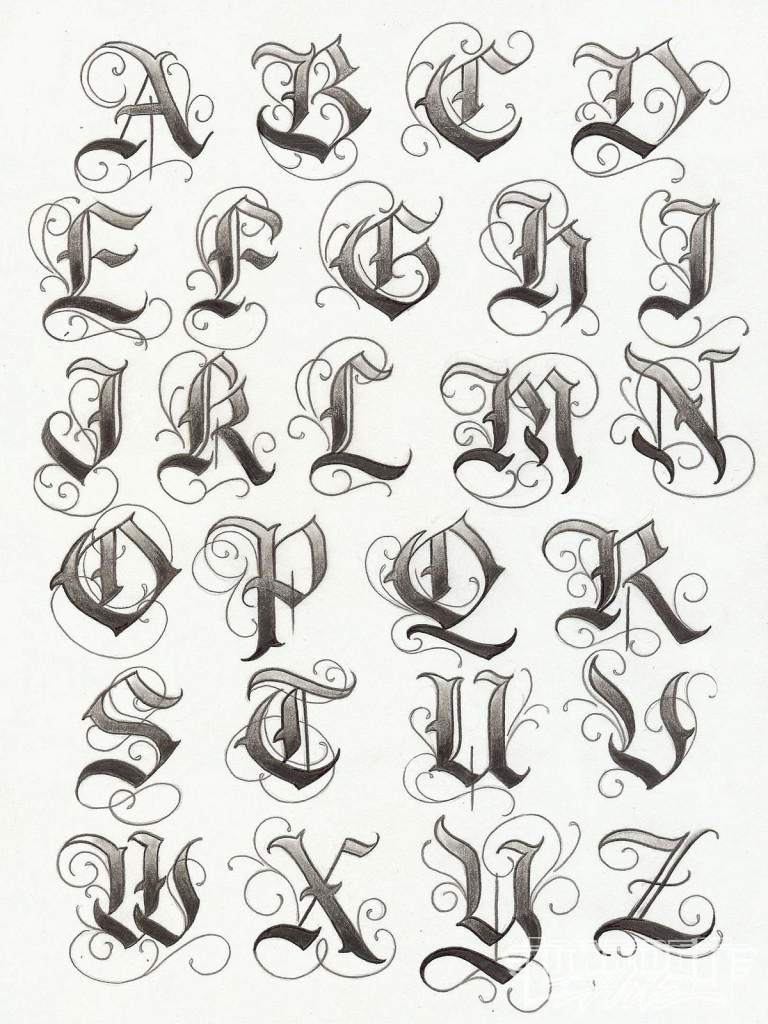 Different Lettering Styles For Drawing At Explore