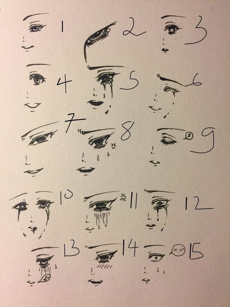 768x1024 Eyes Sketches Anime Amino - Different Types Of Eyes Drawing