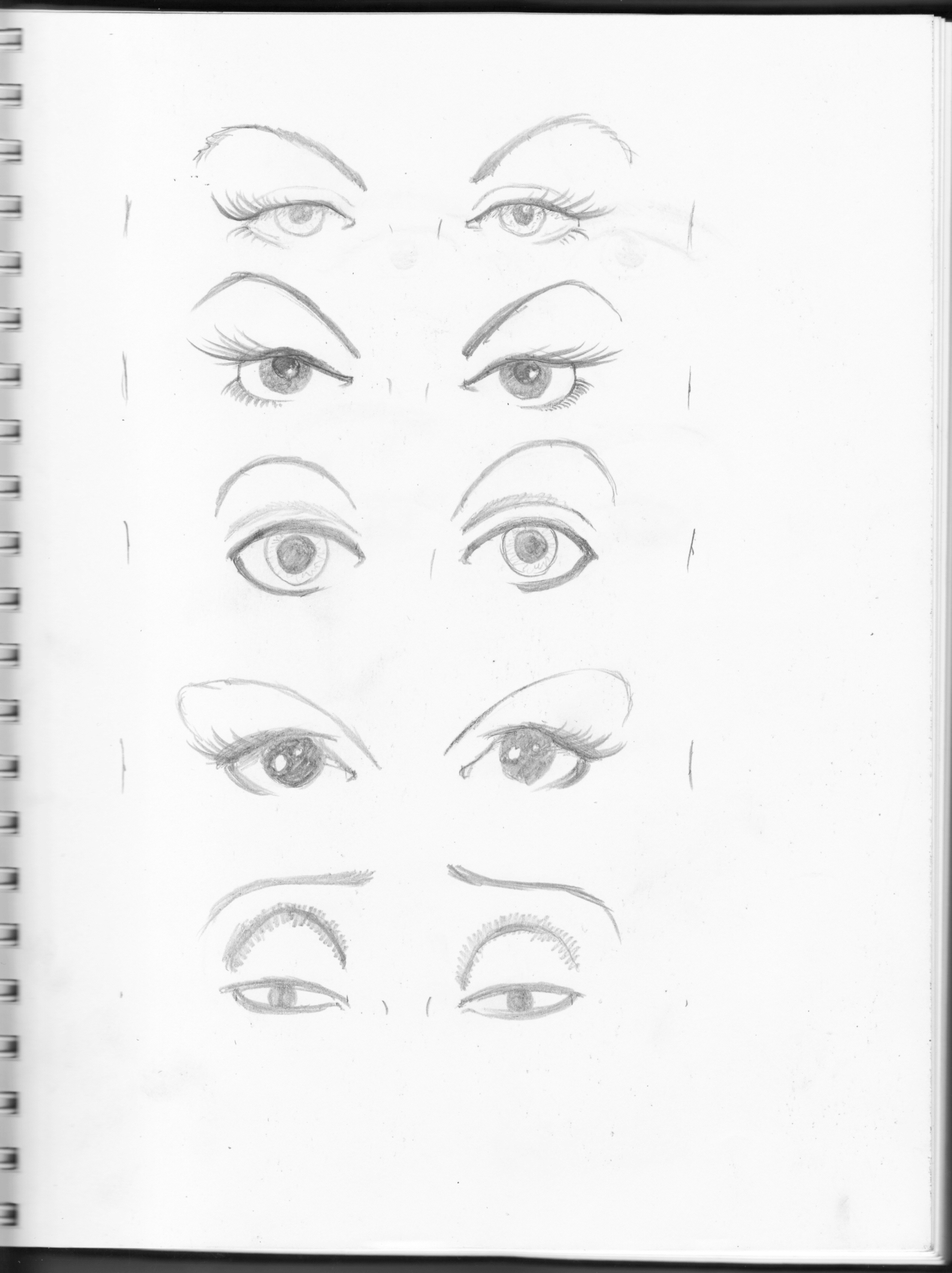 2548x3408 The Eye Wheel The Artist In Me - Different Types Of Eyes Drawing