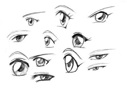 Different Types Of Eyes Drawing at PaintingValley.com | Explore ...