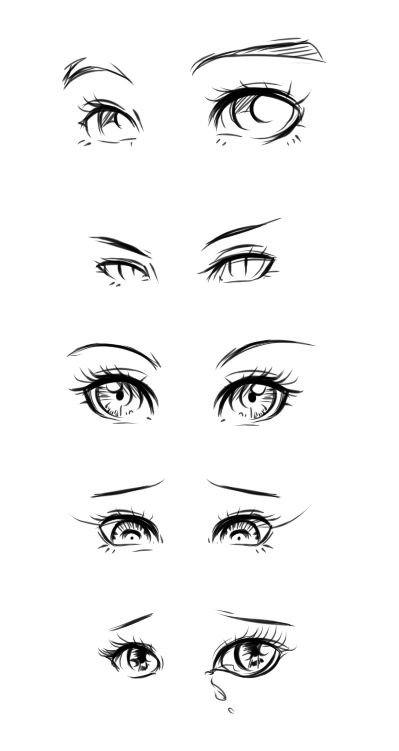 Different Types Of Eyes Drawing at PaintingValley.com | Explore ...