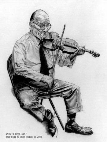 350x464 Drawing Faces - Difficult Drawings