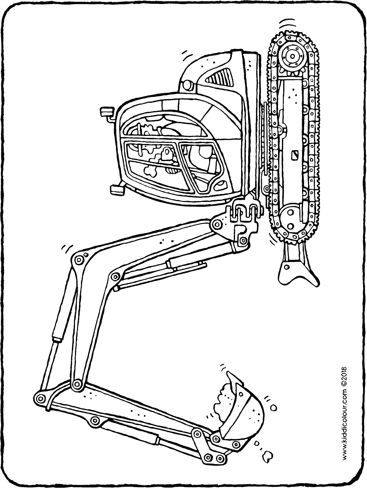 1204x1600 Digger - Digger Drawing