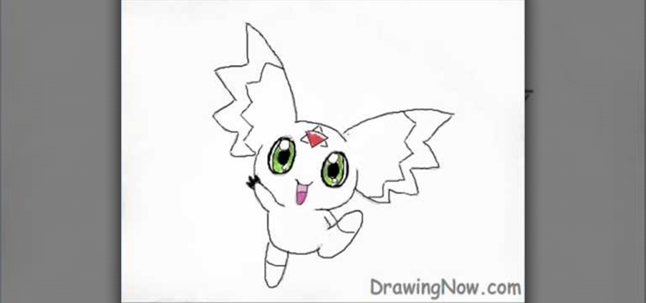 1280x600 How To Draw Calumon From Digimon Drawing Illustration - Digimon Drawing