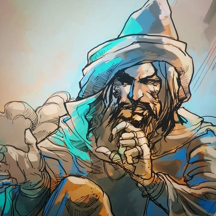 719x719 The Art Of Ashraf Ghori - Digital Art Drawing